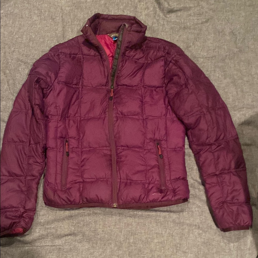 Plum Eddie Bauer Puffer Jacket ladies size S